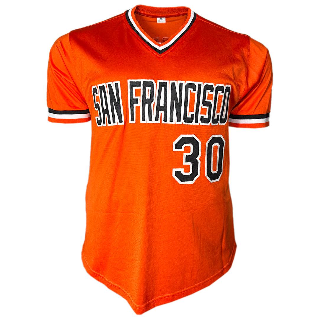 Orlando Cepeda Signed San Francisco Orange Baseball Jersey (Beckett)