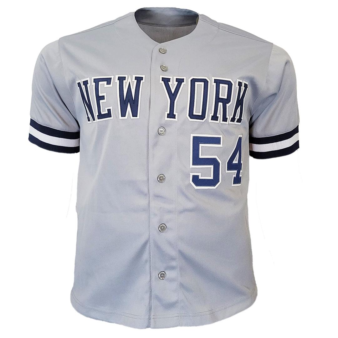 Aroldis Chapman Signed New York Grey Baseball Jersey (Beckett)