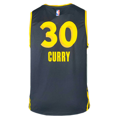 Steph Curry Authentic Golden State Warriors Black Large Unsigned Fanatics Basketball Jersey