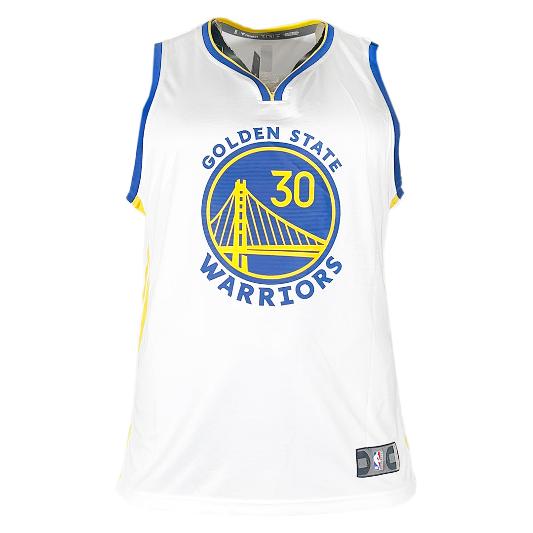 Steph Curry Authentic Golden State Warriors White XXL Unsigned Fanatics Basketball Jersey