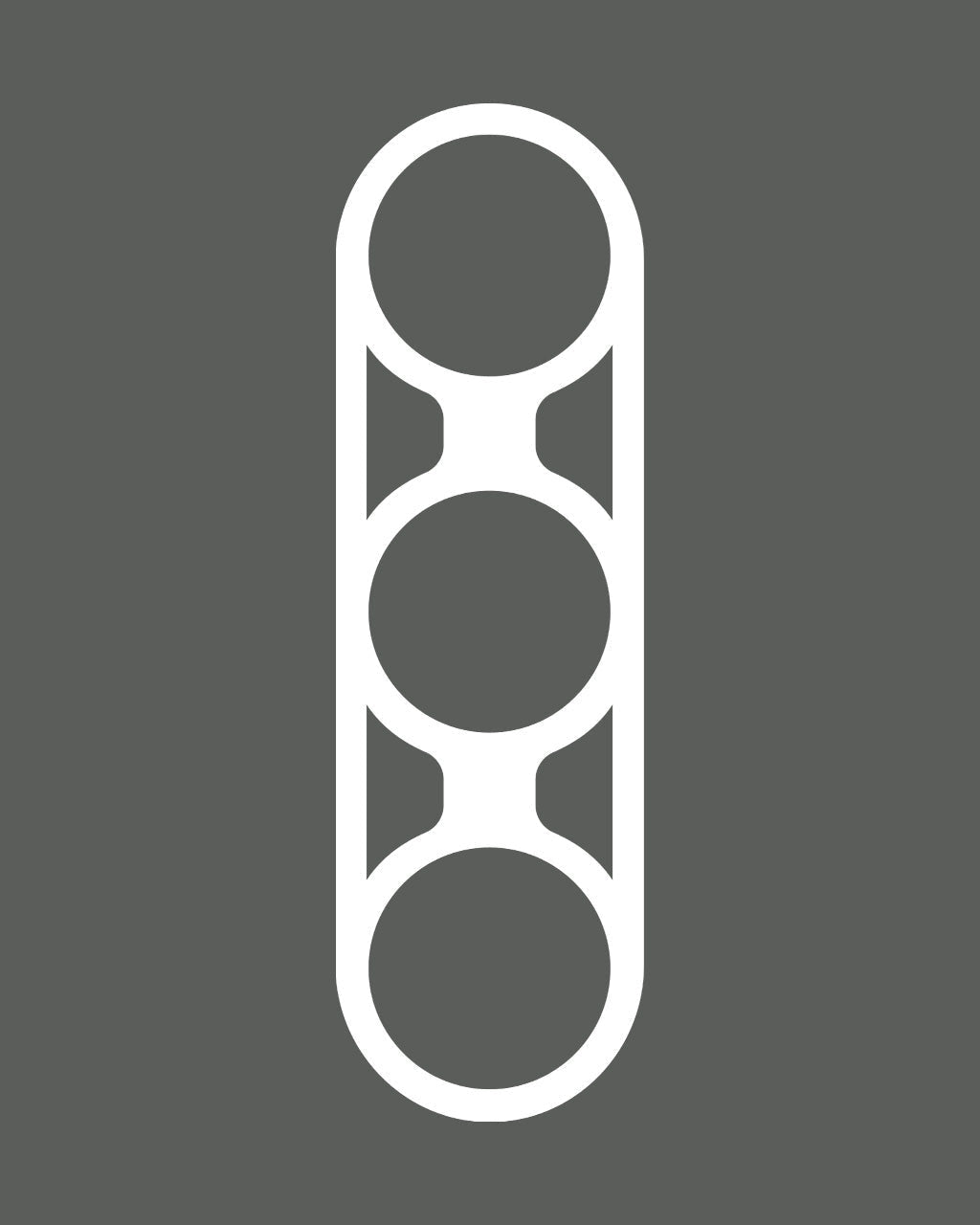 Die Cut 3 Ring Logo