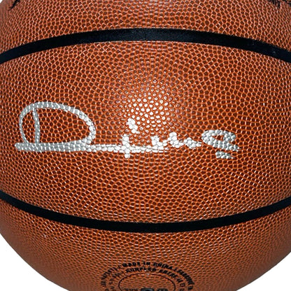 Vlade Divac Signed Los Angeles Lakers Wilson NBA Team Logo Basketball (Beckett)