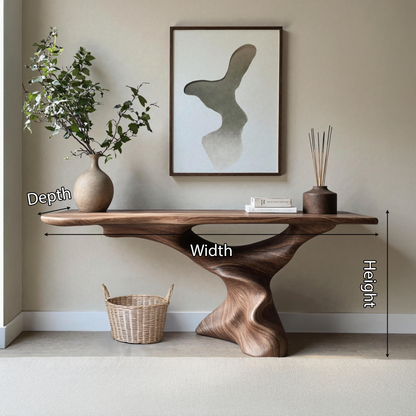 Mid Century Modern Console Table For Living Room