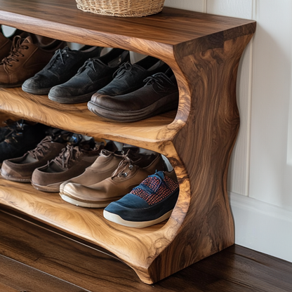 Handmade Hallway Bench Shoe Rack Livingroom Furniture