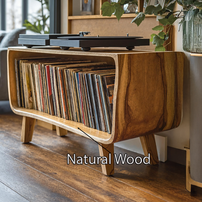 Elegant Record Player Stand For Living Room, Bedroom, Office