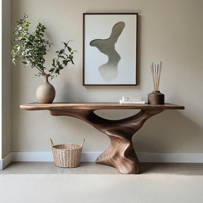 Mid Century Modern Console Table For Living Room