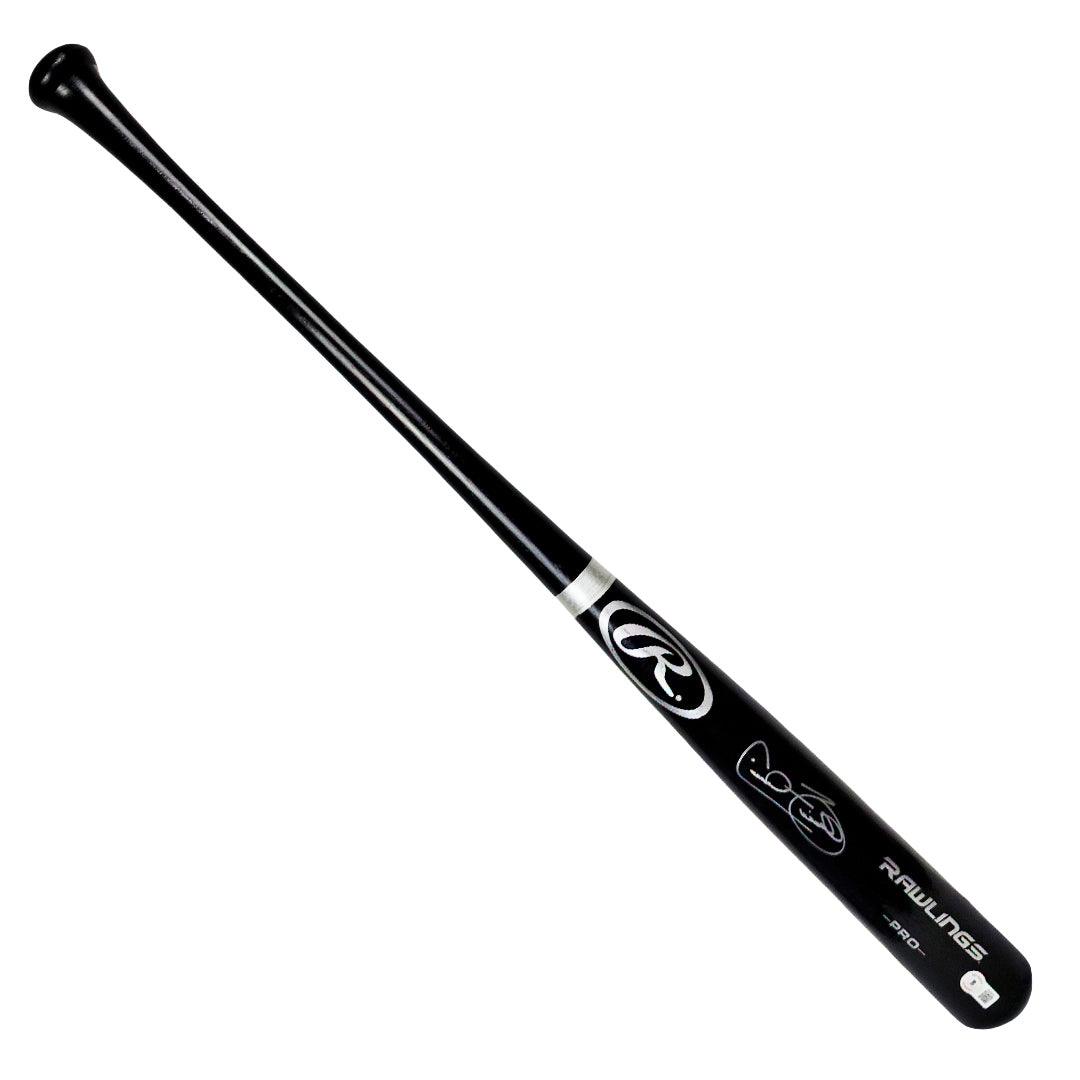 Cecil Fielder Signed Rawlings Black Baseball Bat (JSA)