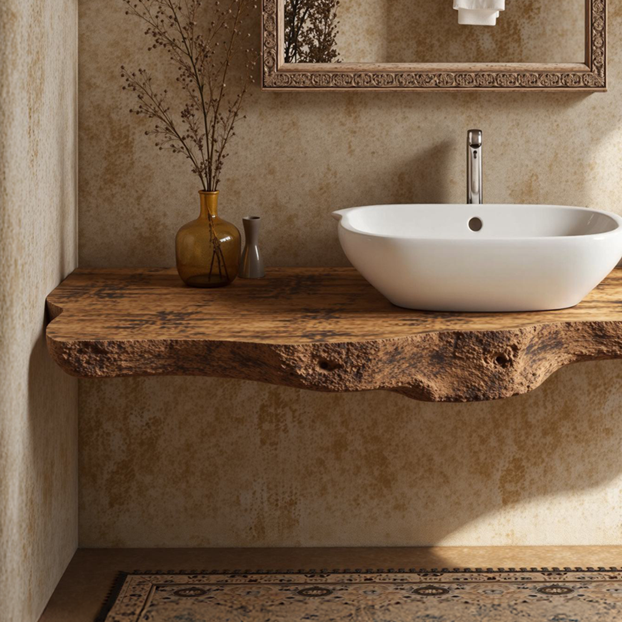 Wooden Floating Bathroom Vanity