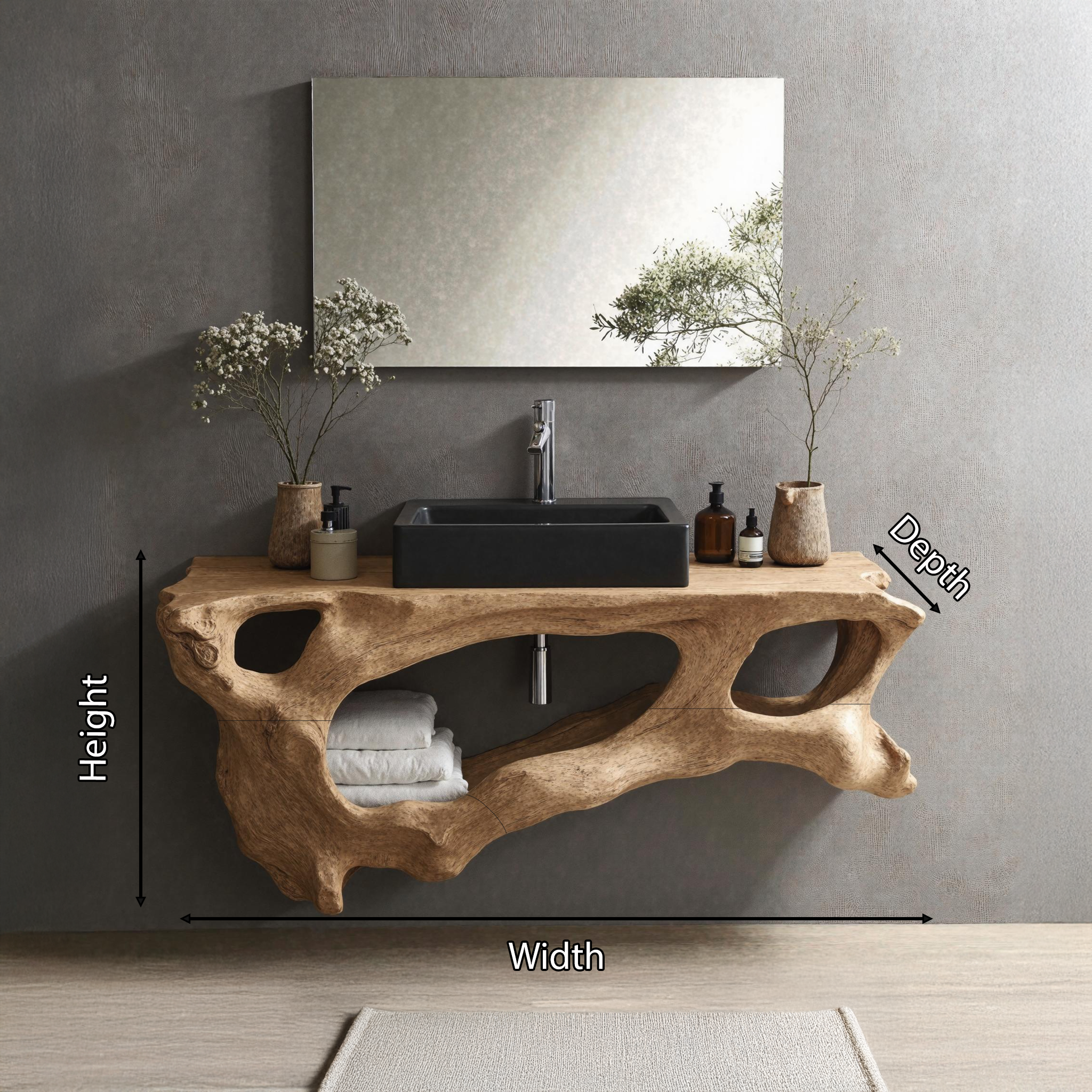 Unique Floating Vanity For Bathroom