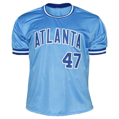 Tom Glavine Signed Atlanta Light Blue Baseball Jersey (JSA)