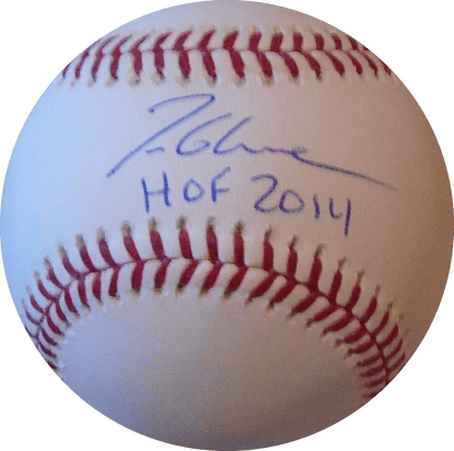 Tom Glavine Autographed Official Major League Baseball (JSA) HOF Inscription
