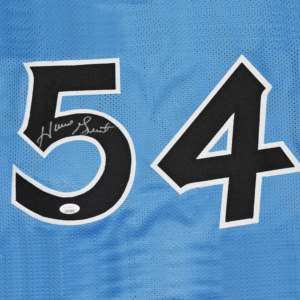 Horace Grant Signed Orlando Light Blue Basketball Jersey (JSA)