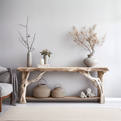 Decorative Console Table For Rustic And Modern Homes
