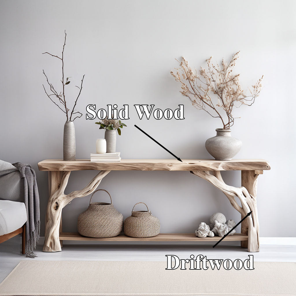 Decorative Console Table For Rustic And Modern Homes
