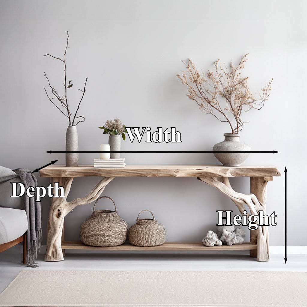 Decorative Console Table For Rustic And Modern Homes