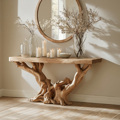 Farmhouse Console Table Home Decor