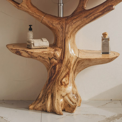 Handcrafted Wood Vanity Bathroom