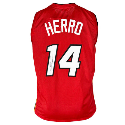 Tyler Herro Signed Miami Red Basketball Jersey (JSA)