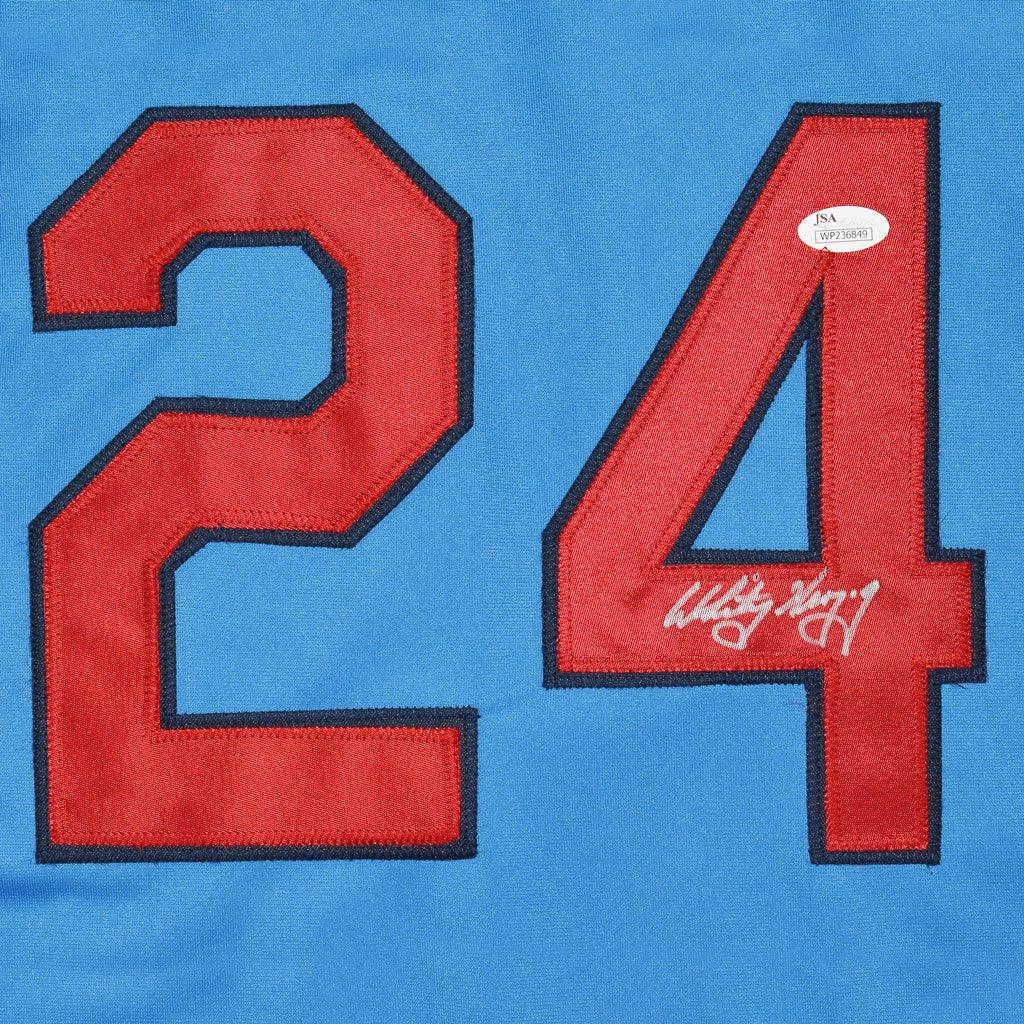 Whitey Herzog Signed St Louis Light Blue Baseball Jersey (JSA)