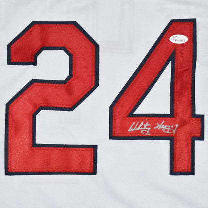 Whitey Herzog Signed St. Louis White Baseball Jersey (JSA)