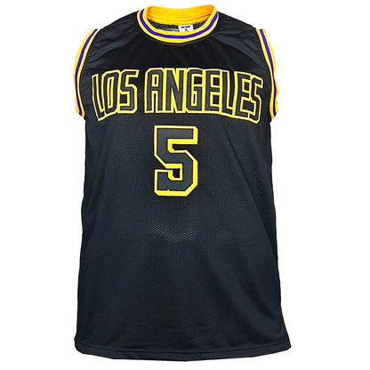 Robert Horry Signed Los Angeles Black Basketball Jersey (Beckett)
