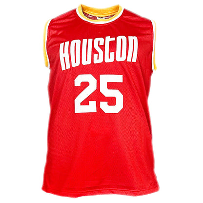 Robert Horry Signed Houston Red Basketball Jersey (Beckett)