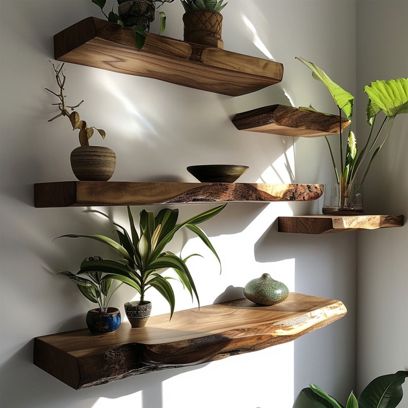 Floating Wall Shelf Wood Shelves