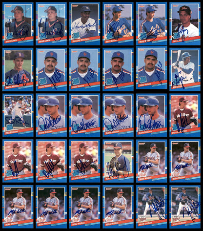 1991 Donruss Baseball Autographed Cards Lot Of 318 SKU #185532