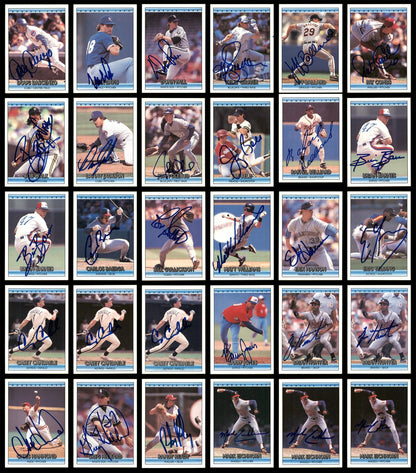 1992 Donruss Baseball Autographed Cards Lot Of 294 SKU #185533