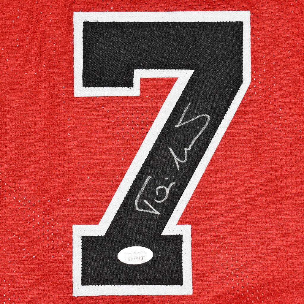 Toni Kukoc Signed Chicago Red Basketball Jersey (JSA)