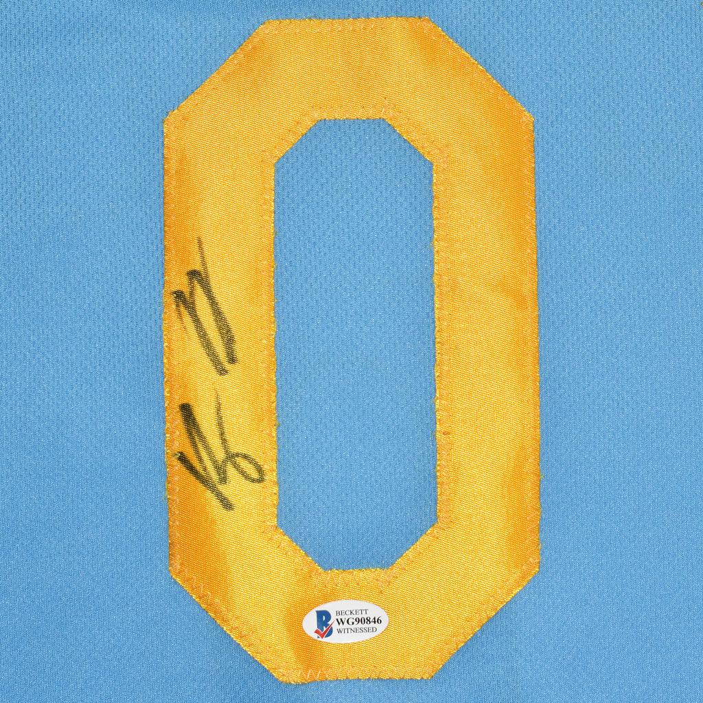 Kyle Kuzma Signed Los Angeles  light Blue Basketball Jersey (Beckett)