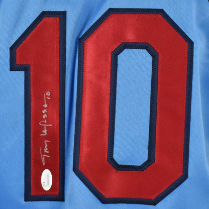 Tony LaRussa Signed St. Louis Light Blue Baseball Jersey (JSA)