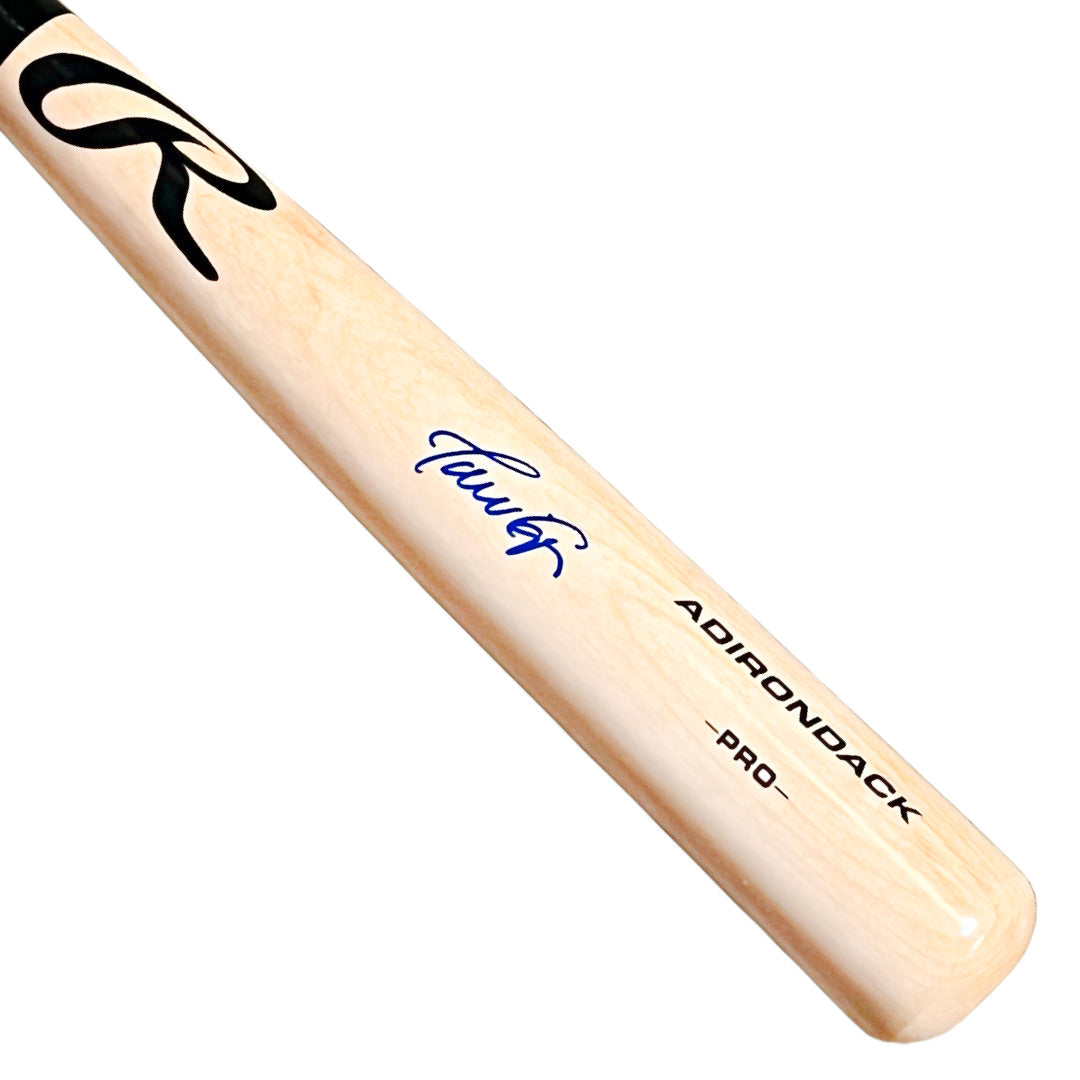 Javy Lopez Signed Rawlings Blonde Baseball Bat (Beckett)