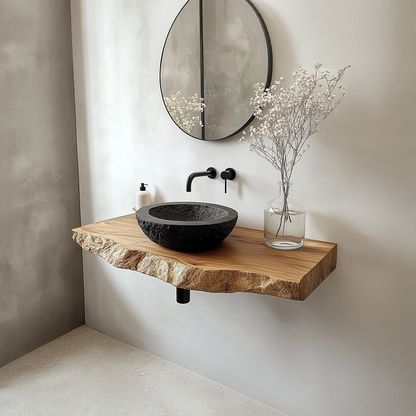 Rustic Solid Wood Vanity Bathroom