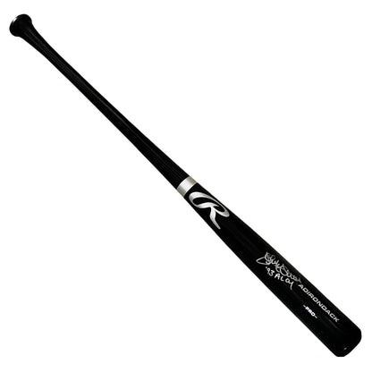 Jack McDowell Signed 93 AL CY Inscription Rawlings Black Baseball Bat (Beckett)