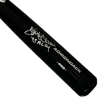 Jack McDowell Signed 93 AL CY Inscription Rawlings Black Baseball Bat (Beckett)