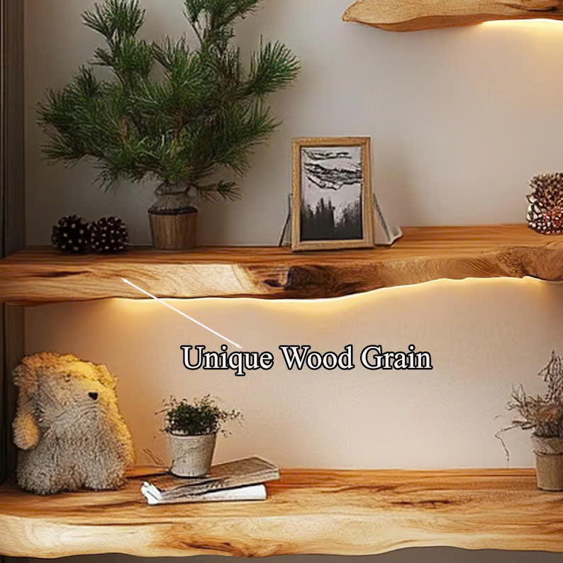 Rustic Floating Shelves Display Shelves Gifts