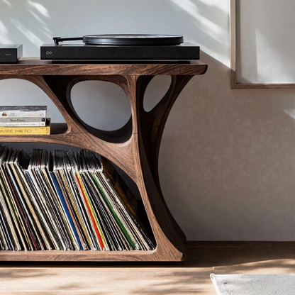 Mid Century Record Stand Living Room Decor Essential