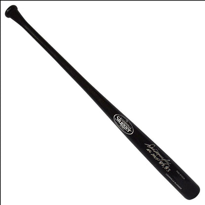 Dale Murphy Signed NL MVP 82-83 Inscription Louisville Slugger Official MLB Black Baseball Bat (JSA)