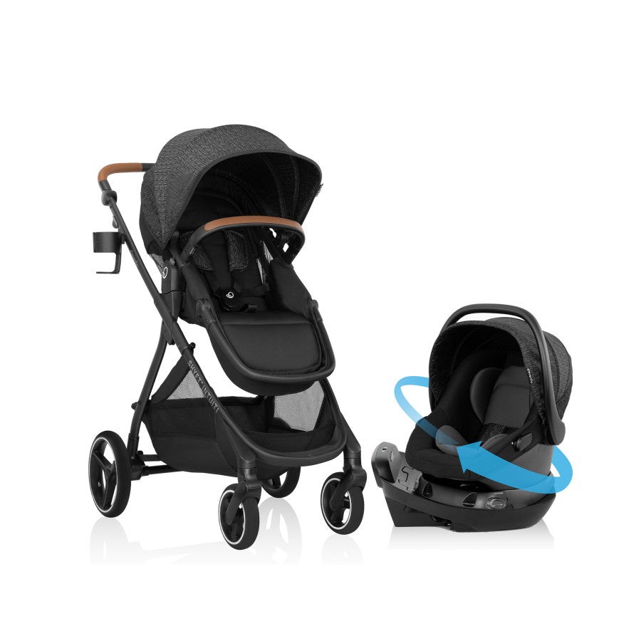 Shyft Intuiti Travel System with Revolve180 LiteMax NXT Rotational Infant Car Seat Support