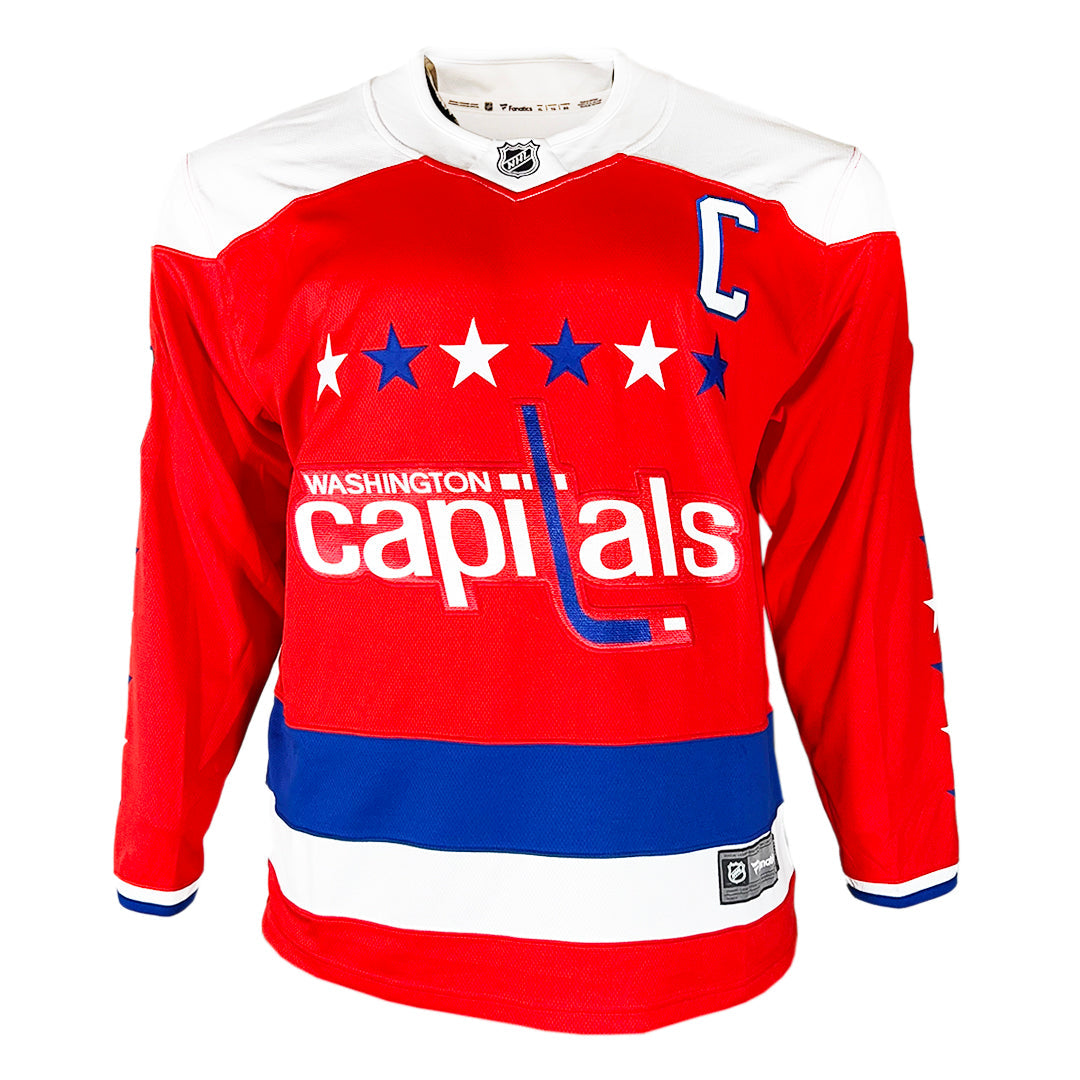 Alexander Ovechkin Signed Authentic Washington Capitals Alternate Red Large Hockey Jersey (JSA)