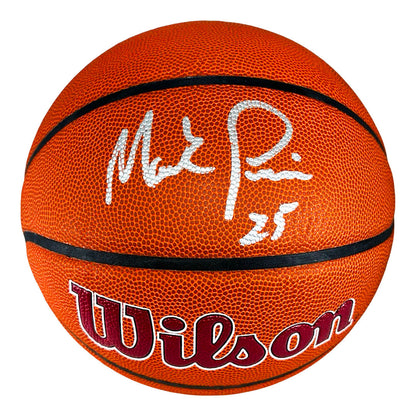 Mark Price Signed Cleveland Cavaliers Wilson NBA Team Logo Basketball (JSA)