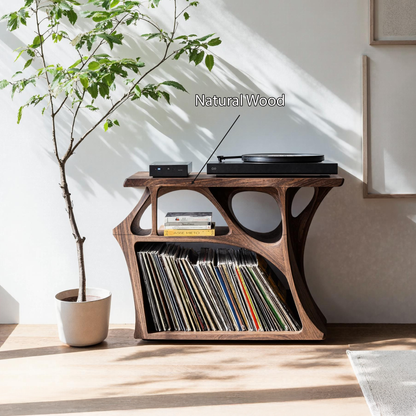 Mid Century Record Stand Living Room Decor Essential
