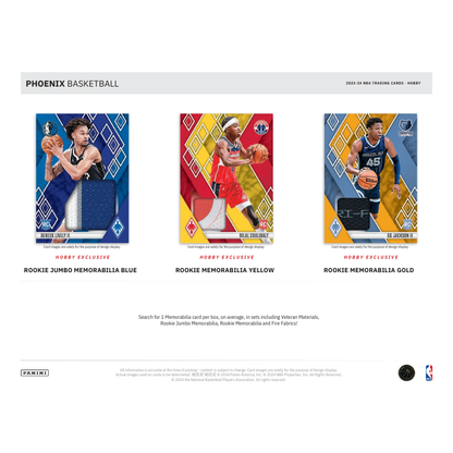 2023/24 Panini Phoenix Basketball Hobby Box