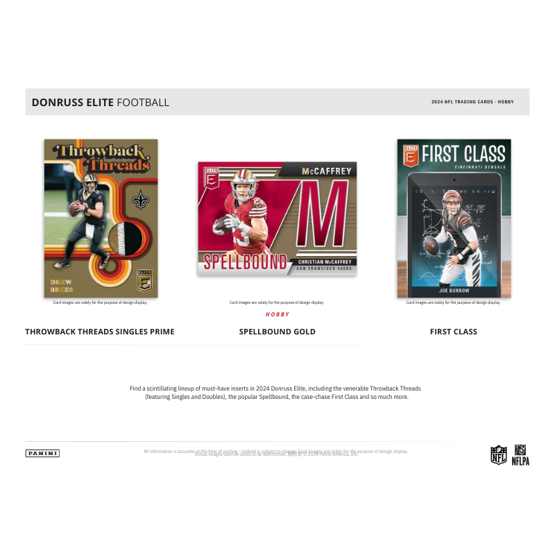 2024 Panini Donruss Elite Football Hobby Box