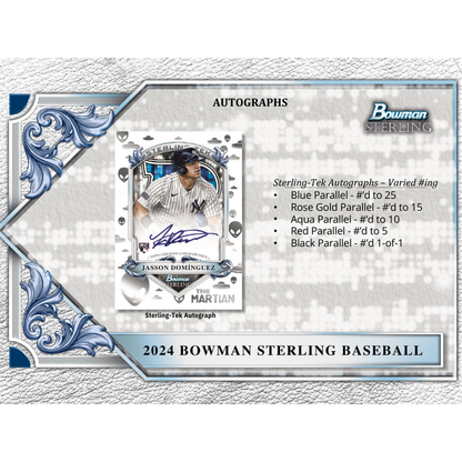 2024 Bowman Sterling Baseball Hobby 12 Box Case