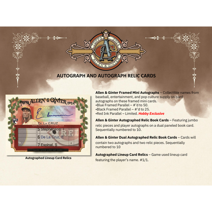 2024 Topps Allen and Ginter Baseball Hobby 12 Box Case