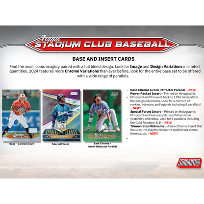 2024 Topps Stadium Club Baseball Hobby Compact Box