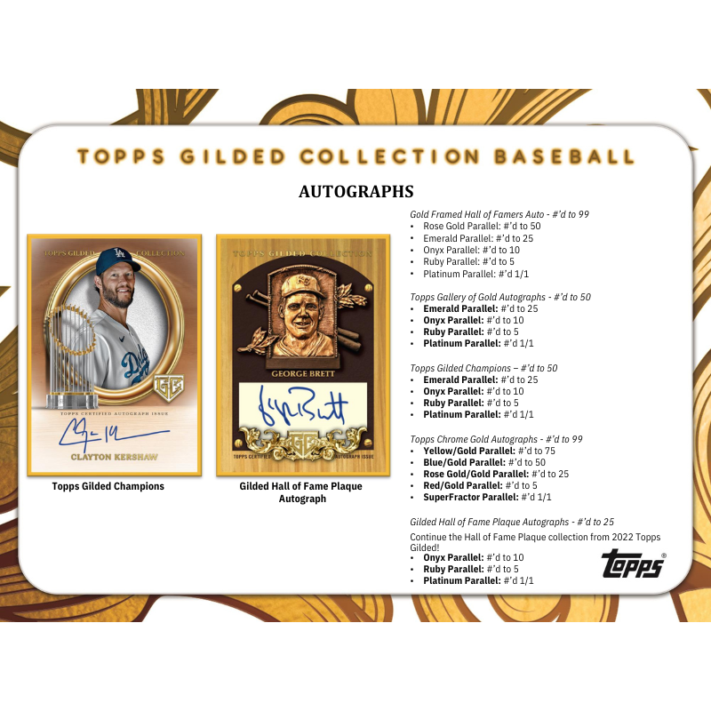 2024 Topps Gilded Collection Baseball Hobby Box