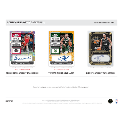 2023/24 Panini Contenders Optic Basketball Hobby Box
